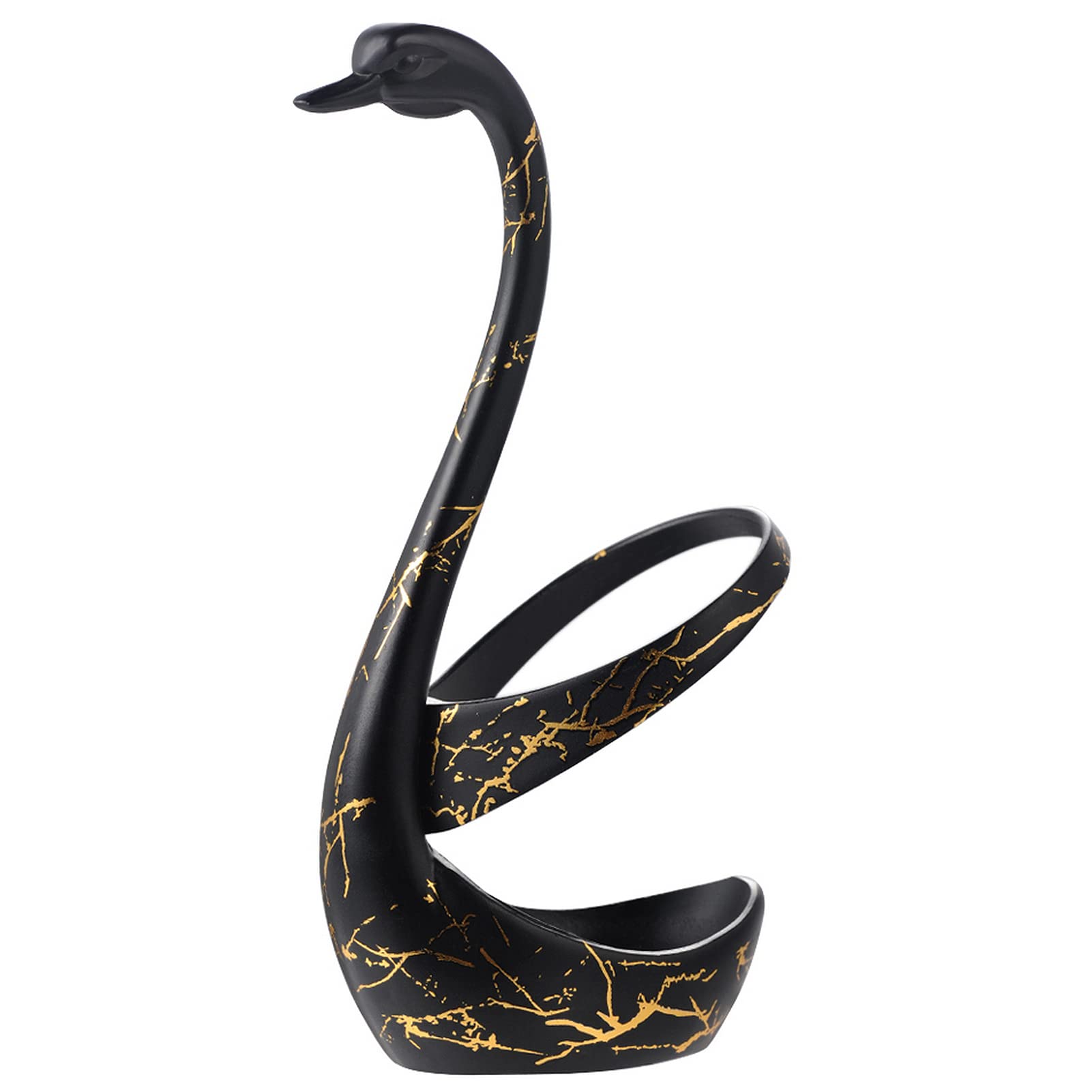 Elegant Black Swan Base Holder for Coffee Bar & Dining Table Decor - Perfect for Wedding, Party & Home Entertaining - Stylish Centerpiece for Romantic Dinners & Special Occasions