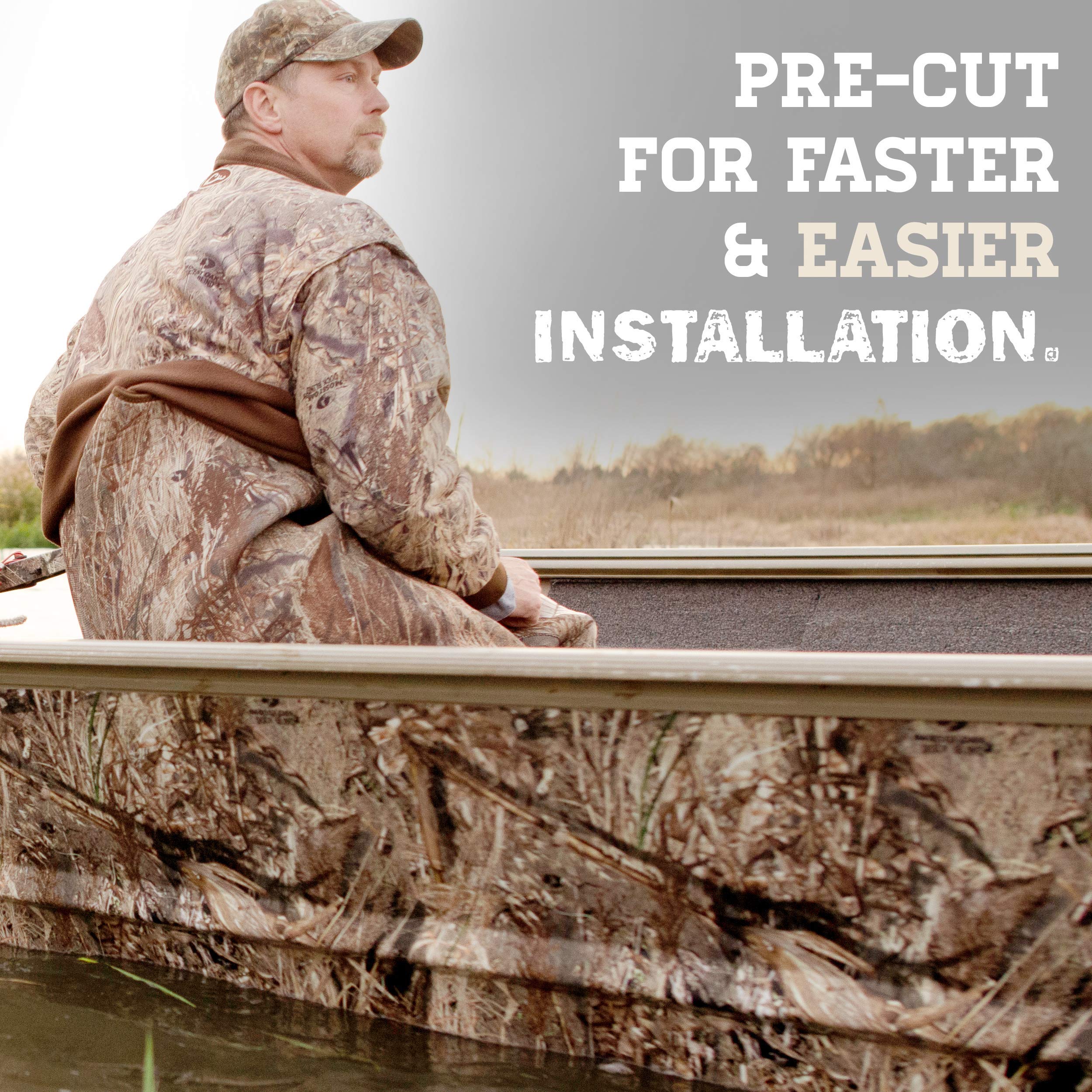 Mossy Oak Winter Camo Vinyl Boat Wrap Kit - 24