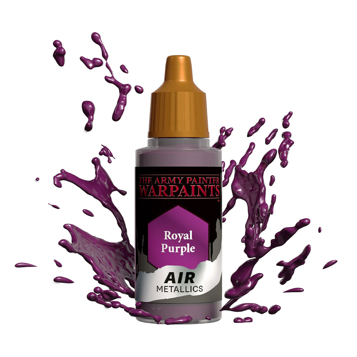 Warpaints Air Metallics: Royal Purple Metallic Acrylic Paint for Miniatures & Models - Perfect for Warhammer, D&D, and Cosplay Projects