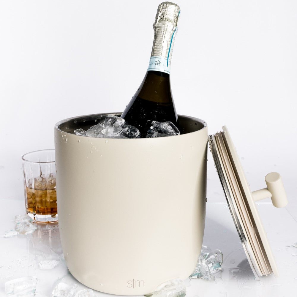Premium Stainless Steel Ice Bucket with Lid - 2.5L Capacity for Chilling Wine, Champagne & Beverages - Perfect for Parties, Weddings & Outdoor Gatherings