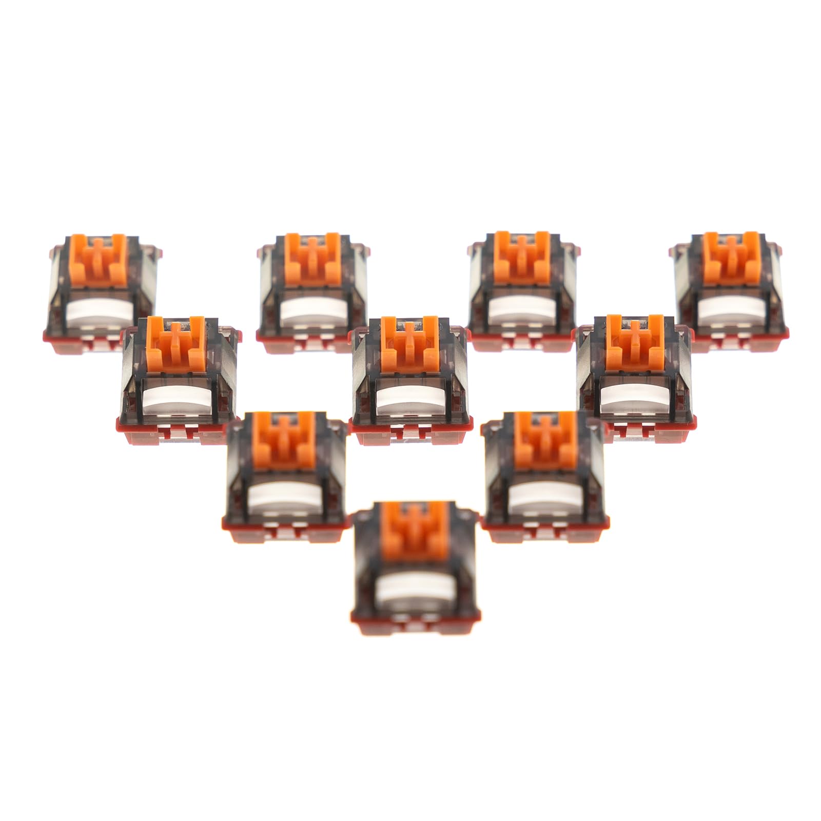 GK GAMAKAY Planet Series LED Diffuser Linear Mechanical Keyboard Switch - 5 Pin Pre-lubed Switches for DIY Gaming Keyboards (Mars Switch - 90Pcs) - Perfect for Esports, Typing & Custom Keyboard Builds