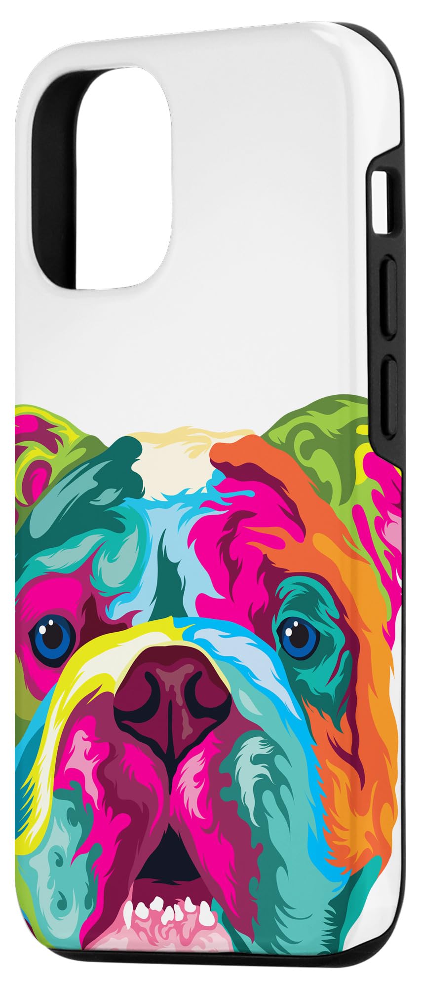 iPhone 12/12 Pro Case - Pop Art English Bulldog Design - Perfect Gift for Dog Lovers (Men & Women) - Durable Phone Cover for Pet Enthusiasts - Great for Daily Use & Dog-Themed Events