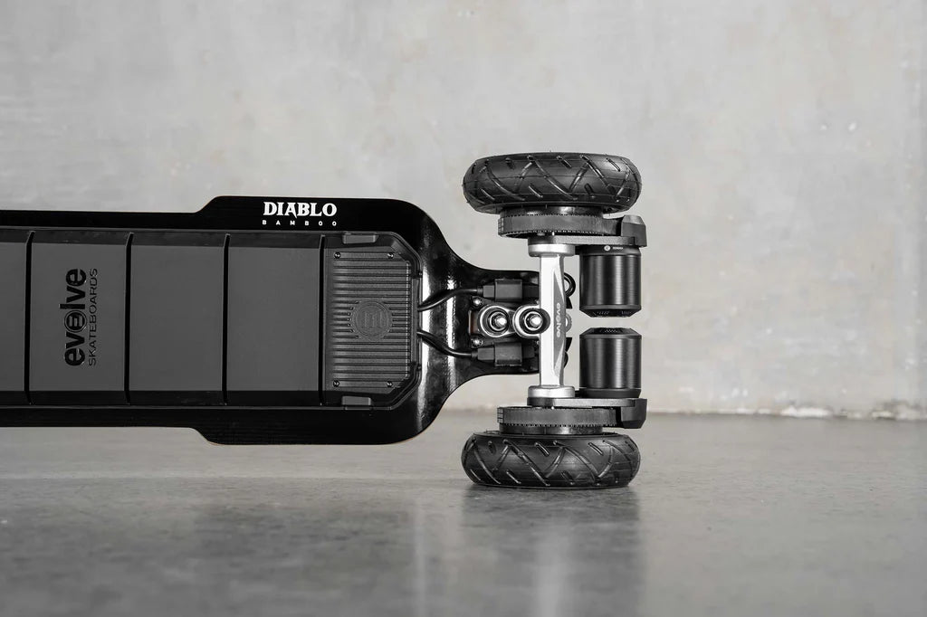 Diablo Bamboo All-Terrain Skateboard - Durable & Lightweight for Street, Park & Off-Road Riding | Perfect for Commuting, Tricks & Downhill Adventures