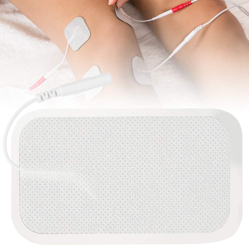 Nonwoven Electrode Pads for EMS TENS Muscle Stimulation - 2.0mm Hole Design for Home Gym Fitness Training & Physical Therapy - Perfect for Muscle Recovery, Pain Relief and Workout Enhancement