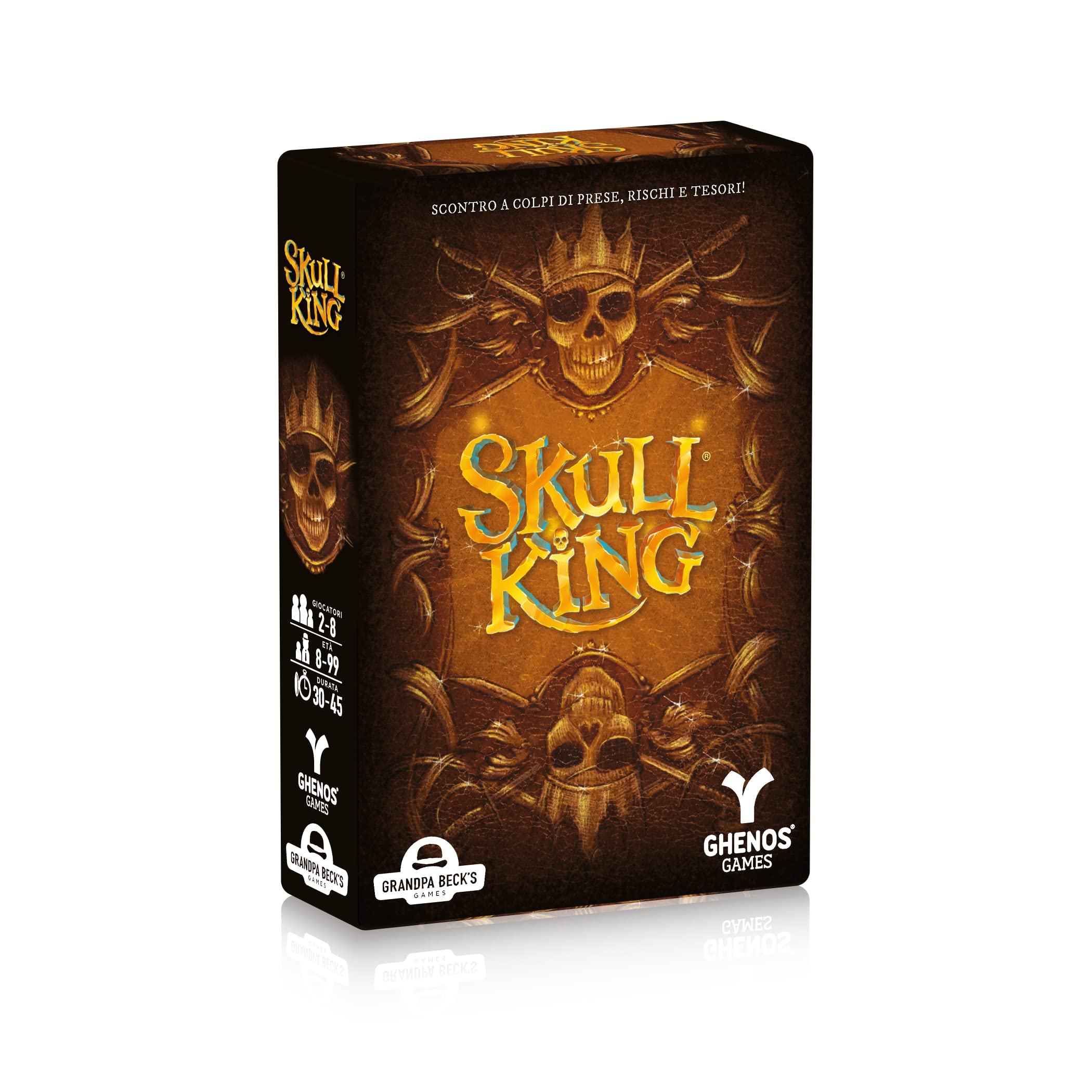 Skull King Card Game by Ghenos Games - Fun Pirate-Themed Strategy Game for Family Game Nights & Parties
