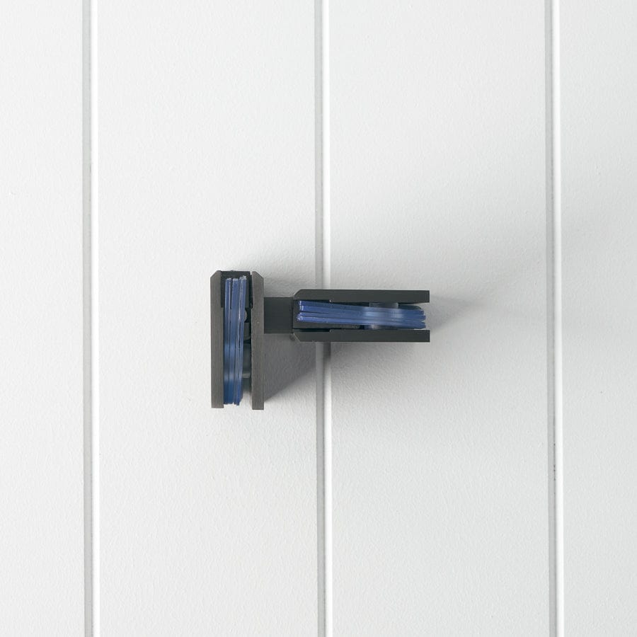 Premium Gunmetal Shower Hinge for Glass to Glass Installation - Perfect for Bathroom, Shower Door, and Frameless Glass Panel Applications