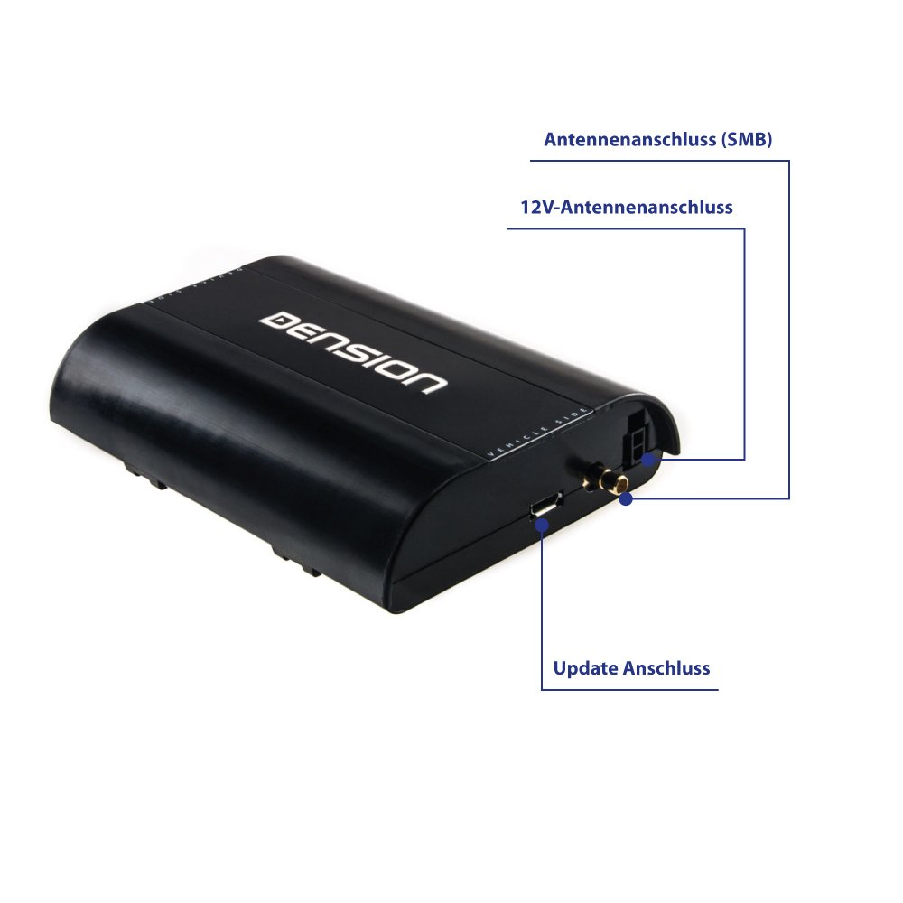 Dension DBU3GEN Universal Digital Radio DAB+ Interface for BMW, Audi, Seat, Skoda, Citroën - Factory USB Port - Car & Home Audio Upgrade - Perfect for Streaming Music & Enhancing In-Car Entertainment
