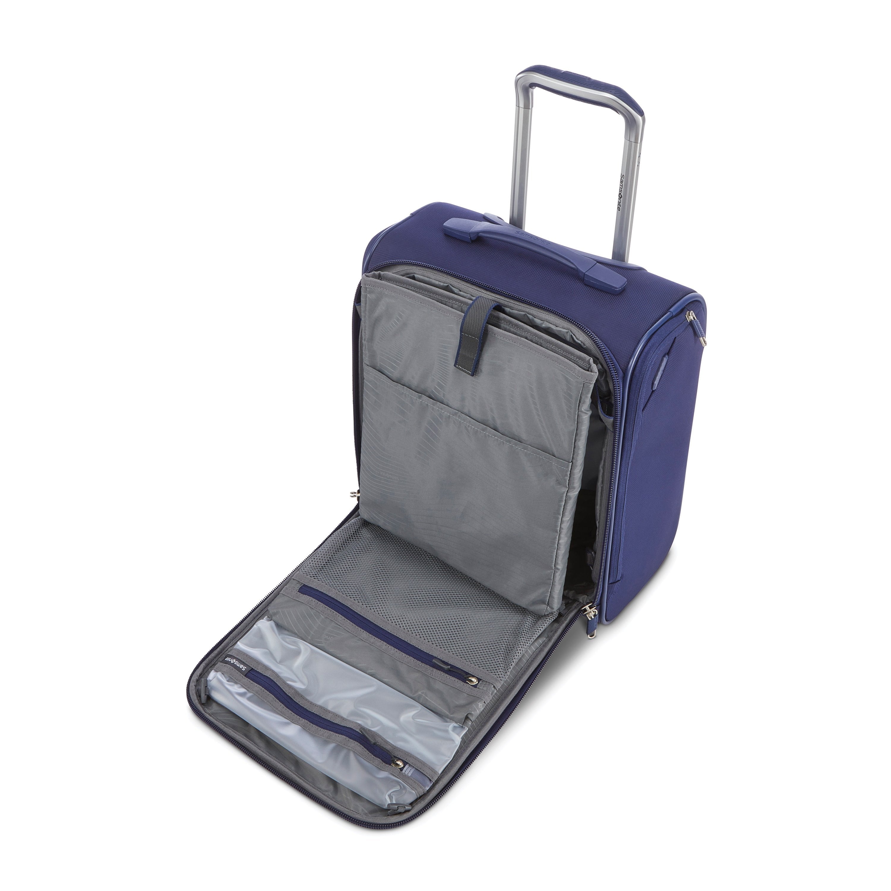 Samsonite Ascentra 2 Wheel Compact Carry-On Underseat Luggage - Perfect for Air Travel & Business Trips