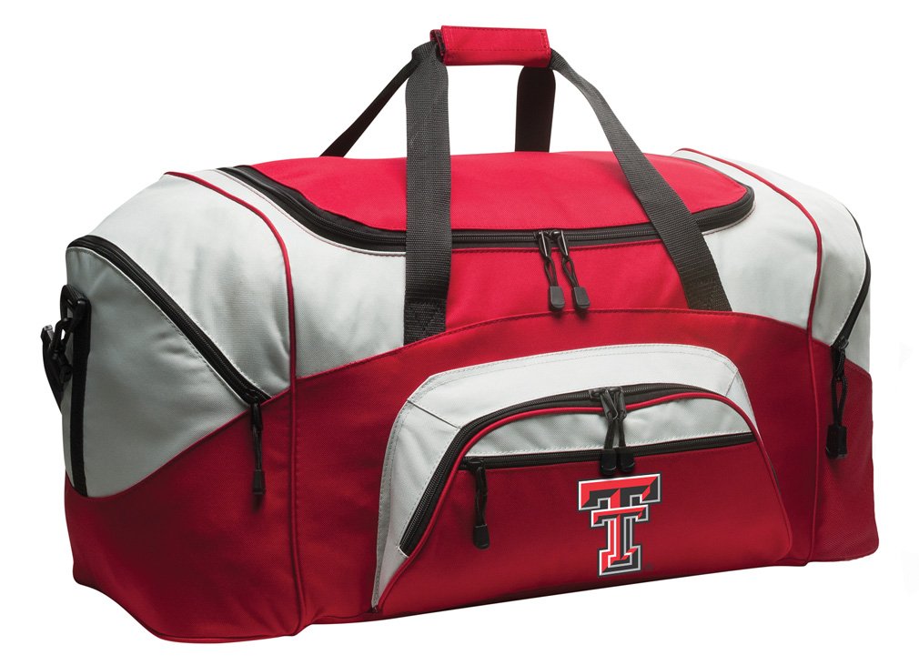 Texas Tech Red Raiders Duffle Bag - Large Deluxe Gym Bag for Travel, Sports & Work | Perfect for College, Workouts & Weekend Getaways