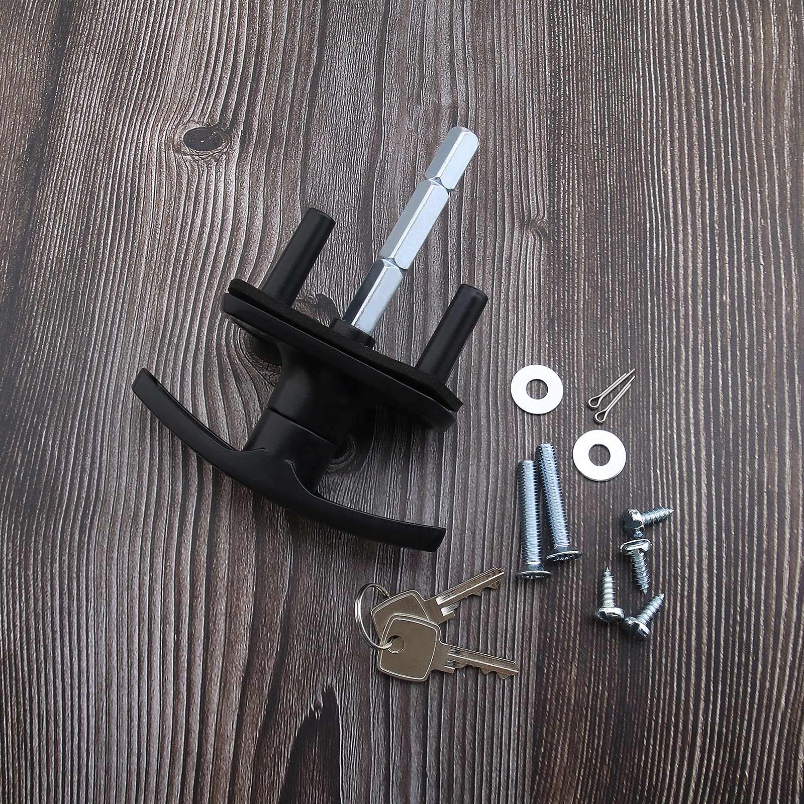 35mm T-Handle Garage Door Lock with Long Shaft - Compatible with Merlin & Doric King Garage Doors | Secure Your Garage, Shed or Workshop
