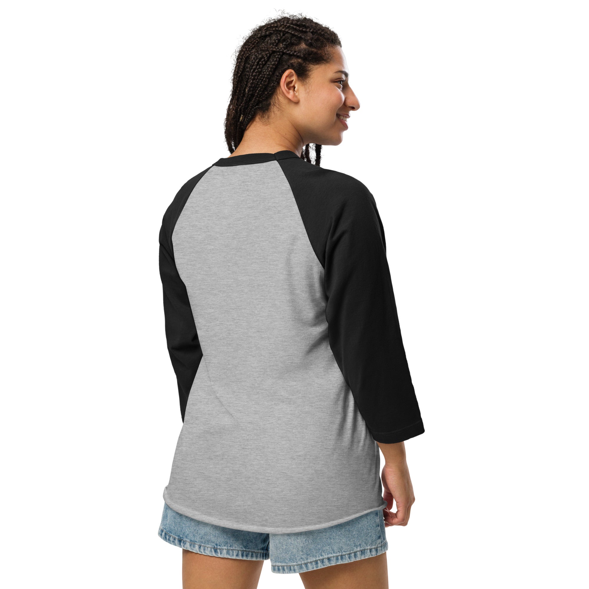 Plymouth State WRFC Raglan 3/4 Sleeve T-Shirt - Comfortable Cotton Blend Tee for Rugby Fans & College Sports - Perfect for Game Day, Casual Wear & Team Spirit