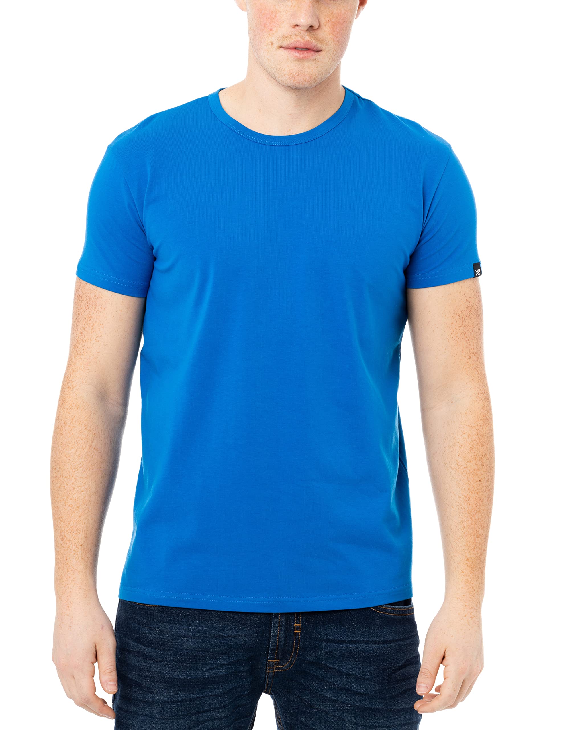 X-RAY V-Neck & Crewneck T-Shirts for Men | Comfortable Casual Tees for Everyday Wear | Perfect for Work, Gym, and Outings