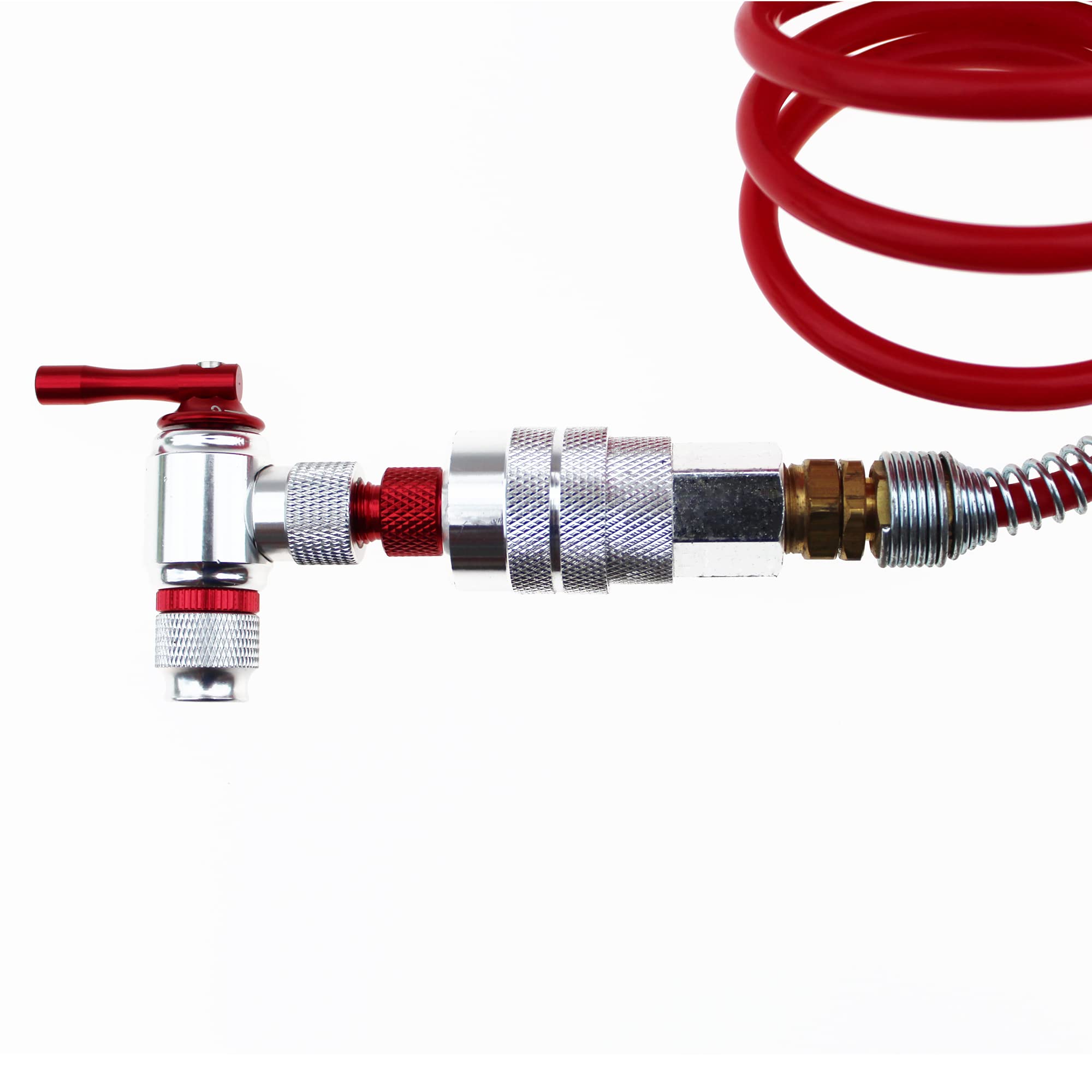 Prestacycle CO2 Air Compressor Adapter - Compatible with CO2 Inflator Heads for Bikes, Tires & Sports Equipment - Perfect for Road Bikes, MTBs & Inflatable Gear