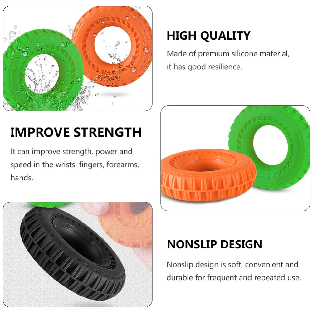 3pcs Grip Circle Hand Grip Rings - Hand Exercisers & Grip Strength Trainer for Wrist, Office Workout, Hand Muscle Development, Multifunctional Fitness Tool for Home, Gym, and Rehabilitation