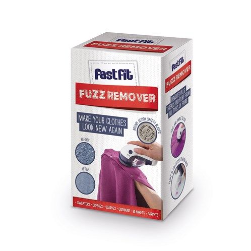 Fast Fit Fuzz Remover - Lint Shaver for Clothes, Fabric & Furniture | Perfect for Sweaters, Blankets & Couches | Quick & Easy Fabric Shaver for Home Use