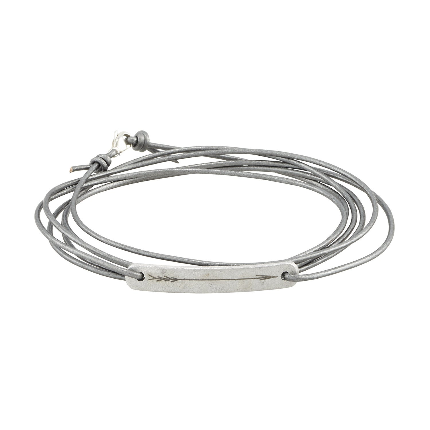 Sustainable & Ethical Laotian Handmade Arrow Bangle & Tag Wrap Bracelet - Perfect for Boho Fashion, Gift Giving & Everyday Wear