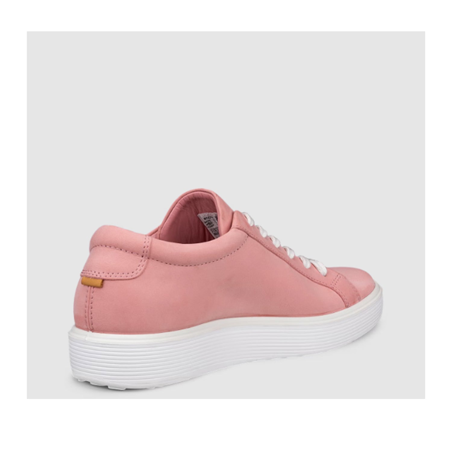 ECCO Women's Soft 60 Lace-Up Walking Shoes in Old Rose - Comfortable Casual Sneakers for Work, Travel & Everyday Wear