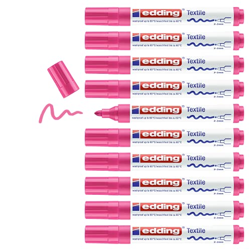 22: 10 Pens - Neon pink