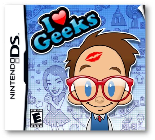I Heart Geeks - Nintendo DS Lite Handheld Gaming Console with Touch Screen - Portable Game System for Kids & Adults - Perfect for Travel, Commuting & Home Entertainment