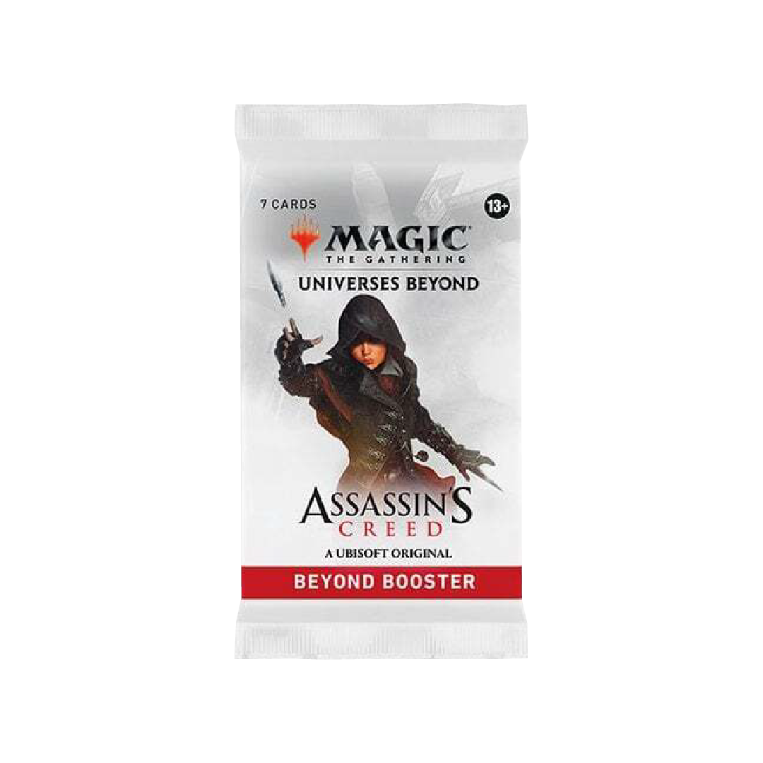 Magic: The Gathering Assassin’s Creed Beyond Booster Pack | Collectible Trading Card Game | Perfect for MTG Players and AC Fans | Enhance Your Deck for Epic Battles