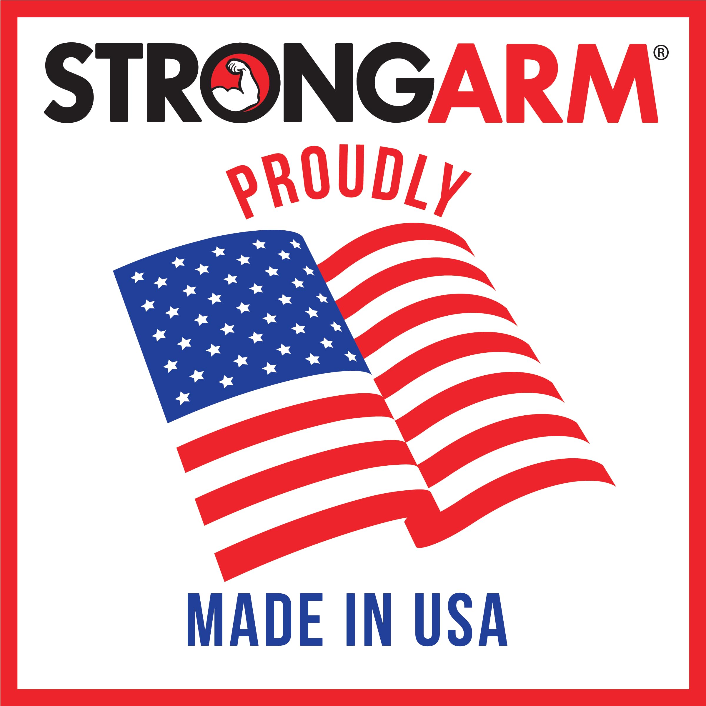 StrongArm 4365 Back Glass Lift Support - Heavy Duty Gas Strut for Truck, SUV, and Van Tailgates (Pack of 1) | Durable Replacement Part for Smooth Tailgate Operation | Perfect for Camping, Hauling, and Outdoor Adventures