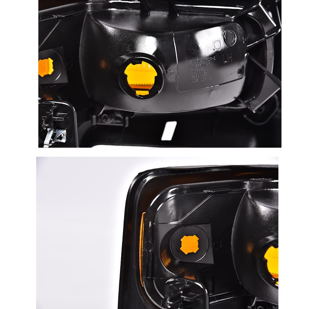 Ford E150/E250/E350 Headlight Trim Bezel & Signal Light (Left) 2008-2019 - Perfect for Parking & Night Driving