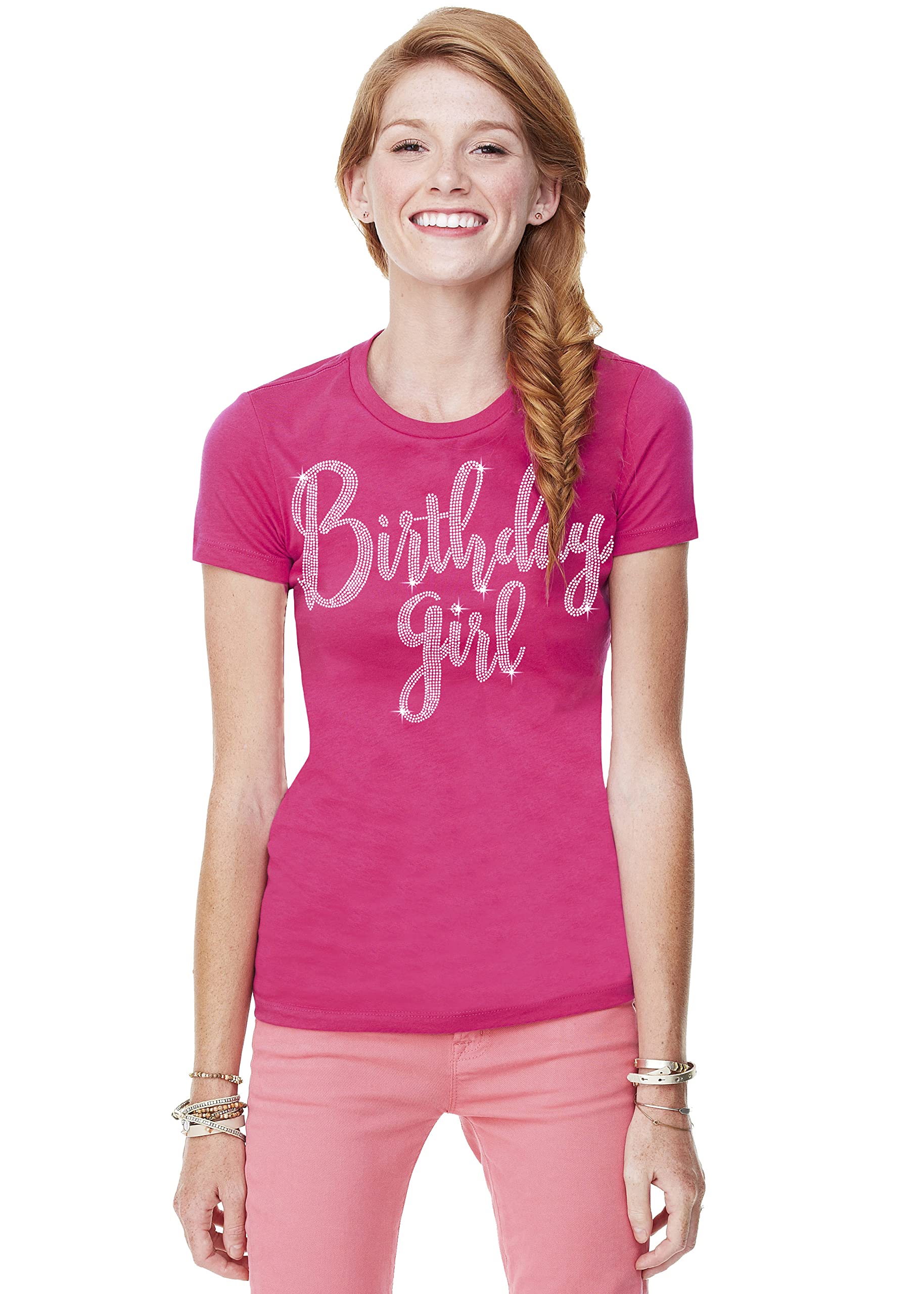 Women's Pink Birthday Shirts - Magenta Birthday T-Shirt for Women - Hot Pink Party Outfit & Birthday Decorations - Perfect for Birthday Parties, Girls Night Out & Special Celebrations