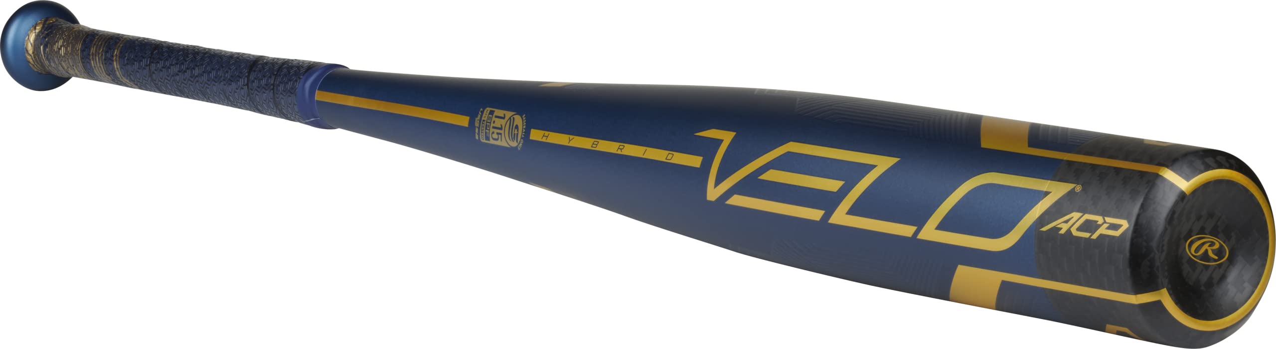 Rawlings VELO ACP USSSA Baseball Bat -10/-8/-5 Drop Hybrid Alloy Composite - Perfect for Youth & High School Baseball Games, Training & Tournaments