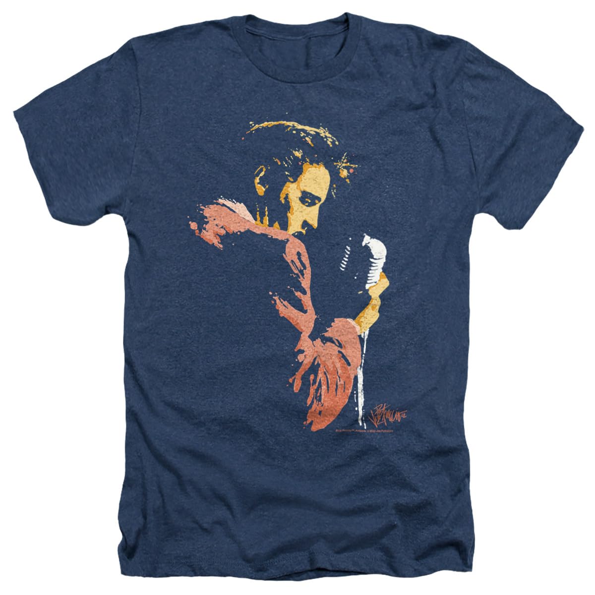 Vintage Elvis Presley Unisex T-Shirt - Early Elvis Heather Grey Tee for Men & Women | Casual Wear, Concerts, Fan Gifts & Retro Fashion