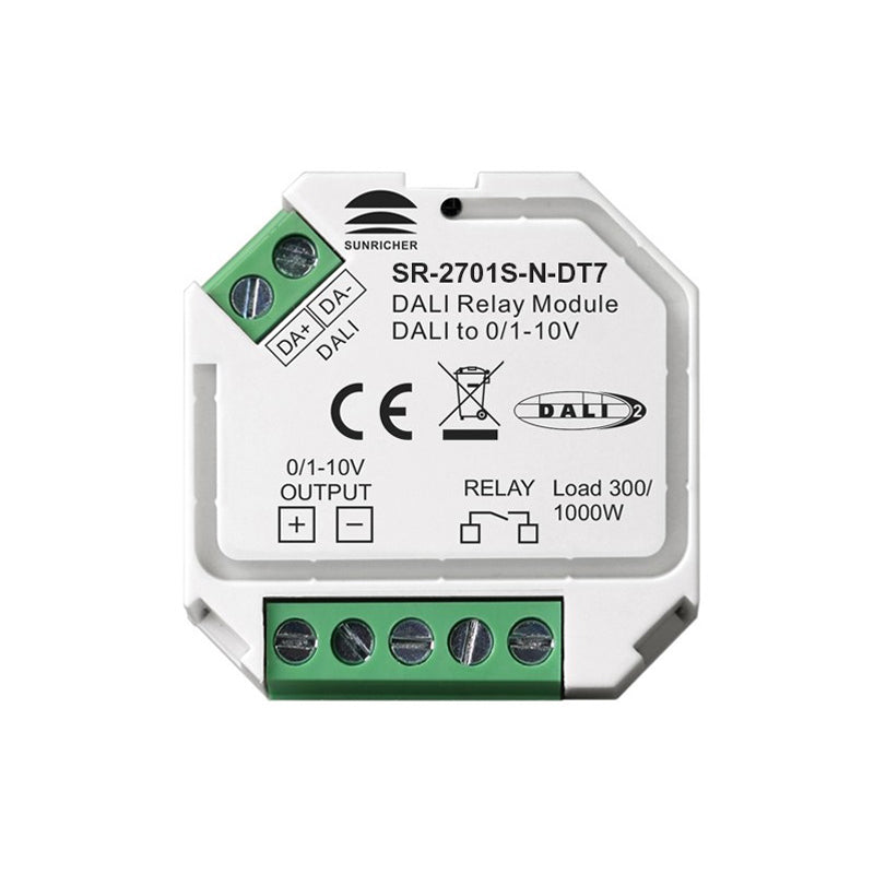 ENVO DALI2 Relay On/Off Control + DALI2 to 0-10V Converter - Configurable Single Address for Smart Lighting & HVAC Systems - Perfect for Commercial Buildings & Home Automation