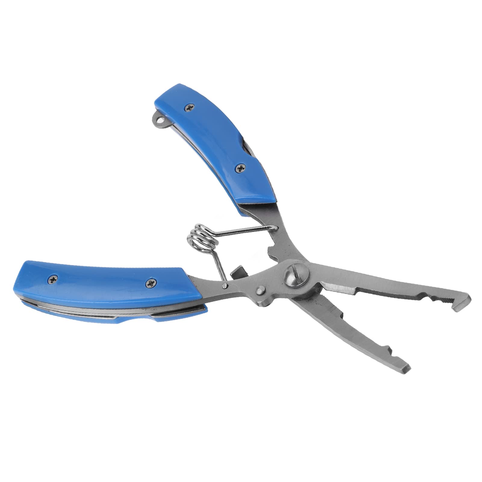 Premium Stainless Steel Fishing Scissors - Multipurpose Fishing Pliers with 2 Blades, Anti-Rust & Portable Design for Fly Fishing, Kayak Fishing & Outdoor Adventures