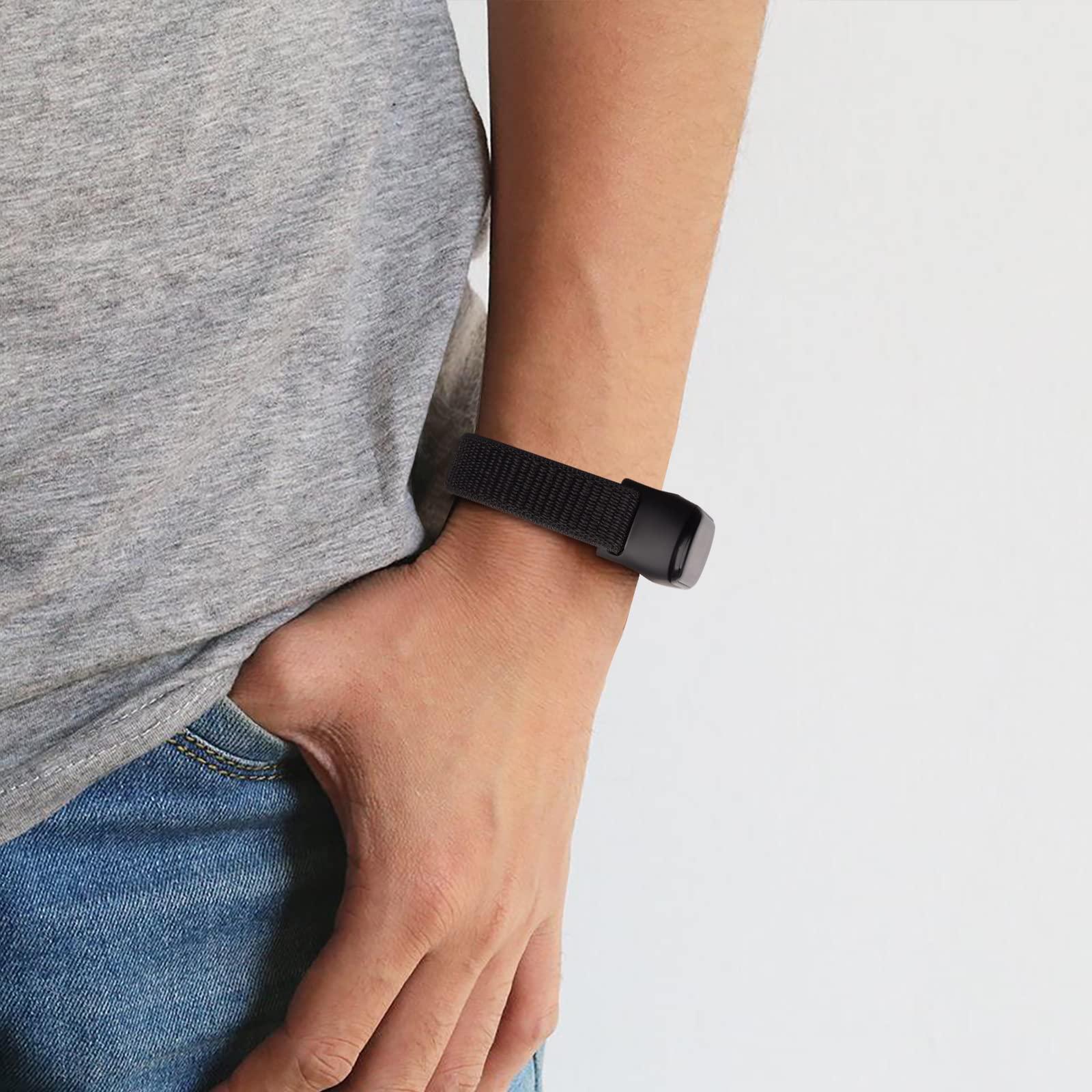 Tobfit Replacement Band for Xiaomi Mi Band 6/5/4/3 & Amazfit Band 5 - Soft Breathable Nylon Wrist Strap - Perfect for Workouts, Running, Swimming & Daily Wear