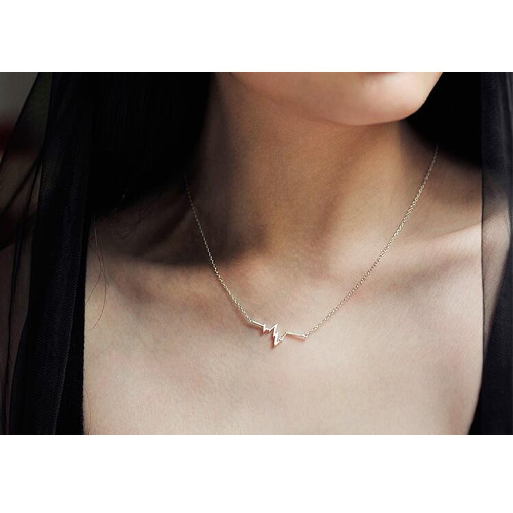 Heartbeat Necklace for Women - Elegant EKG & ECG Medical Jewelry for Nurses, Doctors & Healthcare Professionals - Perfect Gift for Valentine's Day, Anniversary & Special Occasions