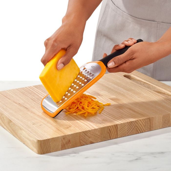 Premium Stainless Steel Etched Coarse Grater - Extra Large Kitchen Cheese Grater for Parmesan, Zesting & Shredding - Perfect for Cooking, Baking & Meal Prep