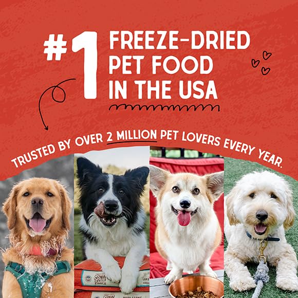 Stella & Chewy's Freeze-Dried Raw Chicken Dog Food Topper - Grain-Free Protein Boost for Small & Large Breed Dogs - 35oz Bag - Perfect for Kibble Mixing & Picky Eaters