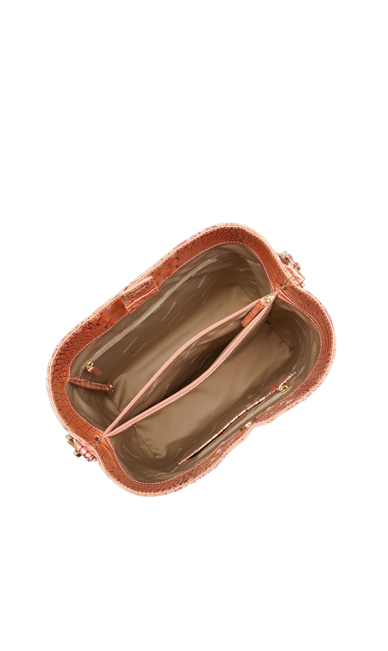 BRAHMIN Celina Crossbody Bag in Apricot Rose | Melbourne Collection | Vegan Leather Handbag for Women | Perfect for Work, Travel & Everyday Use