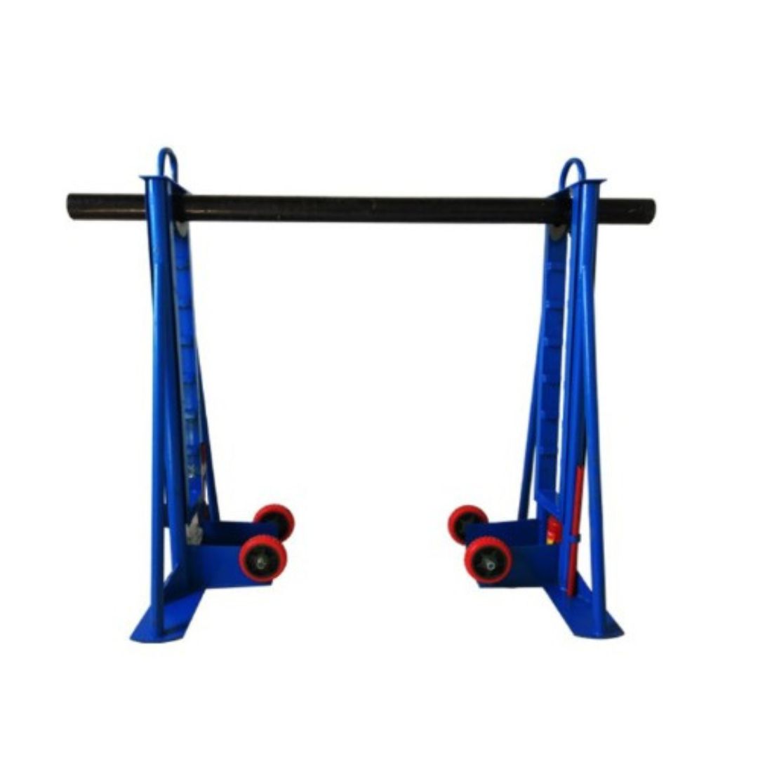 Aiko 2 Ton Hydraulic Cable Pay Off Stand | Heavy Duty Wire Uncoiler for Industrial Use | Model CS 5T | Perfect for Construction, Mining & Electrical Wiring Projects