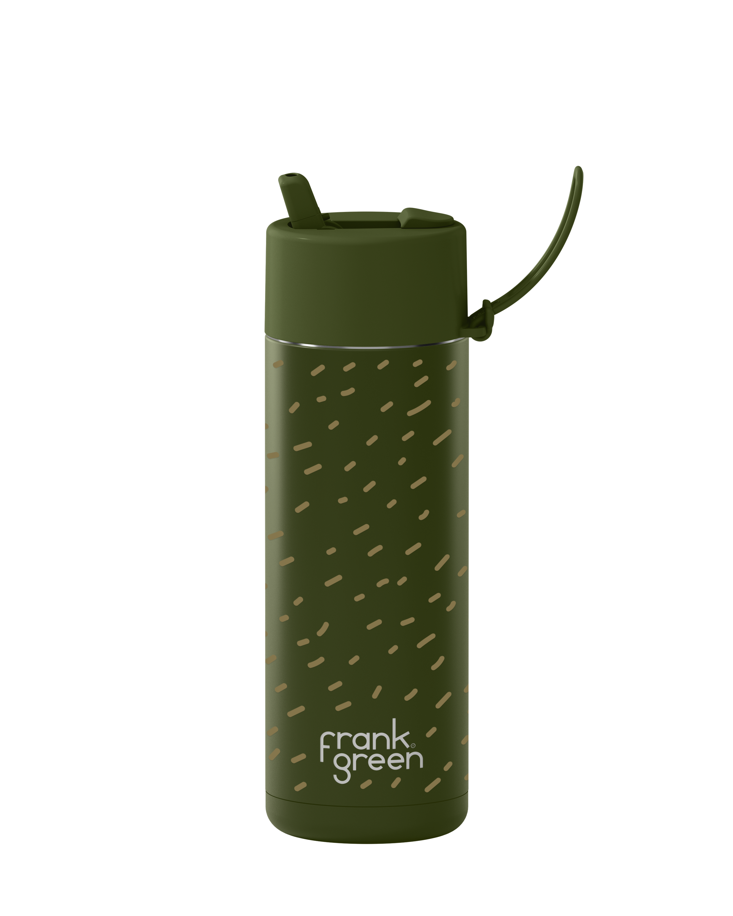 Franksters 20oz Ceramic Reusable Water Bottle - 595ml Insulated Eco-Friendly Travel Mug for Hot & Cold Drinks - Perfect for Office, Gym, Hiking & Outdoor Activities