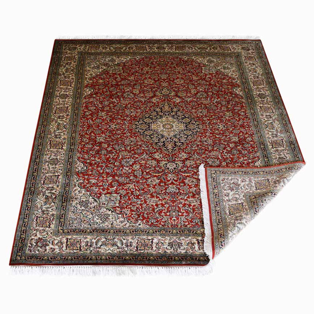 Handmade Imperial Hand Knotted Wool Rug - Luxury Persian Style Area Rug for Living Room, Bedroom & Dining Room Decor