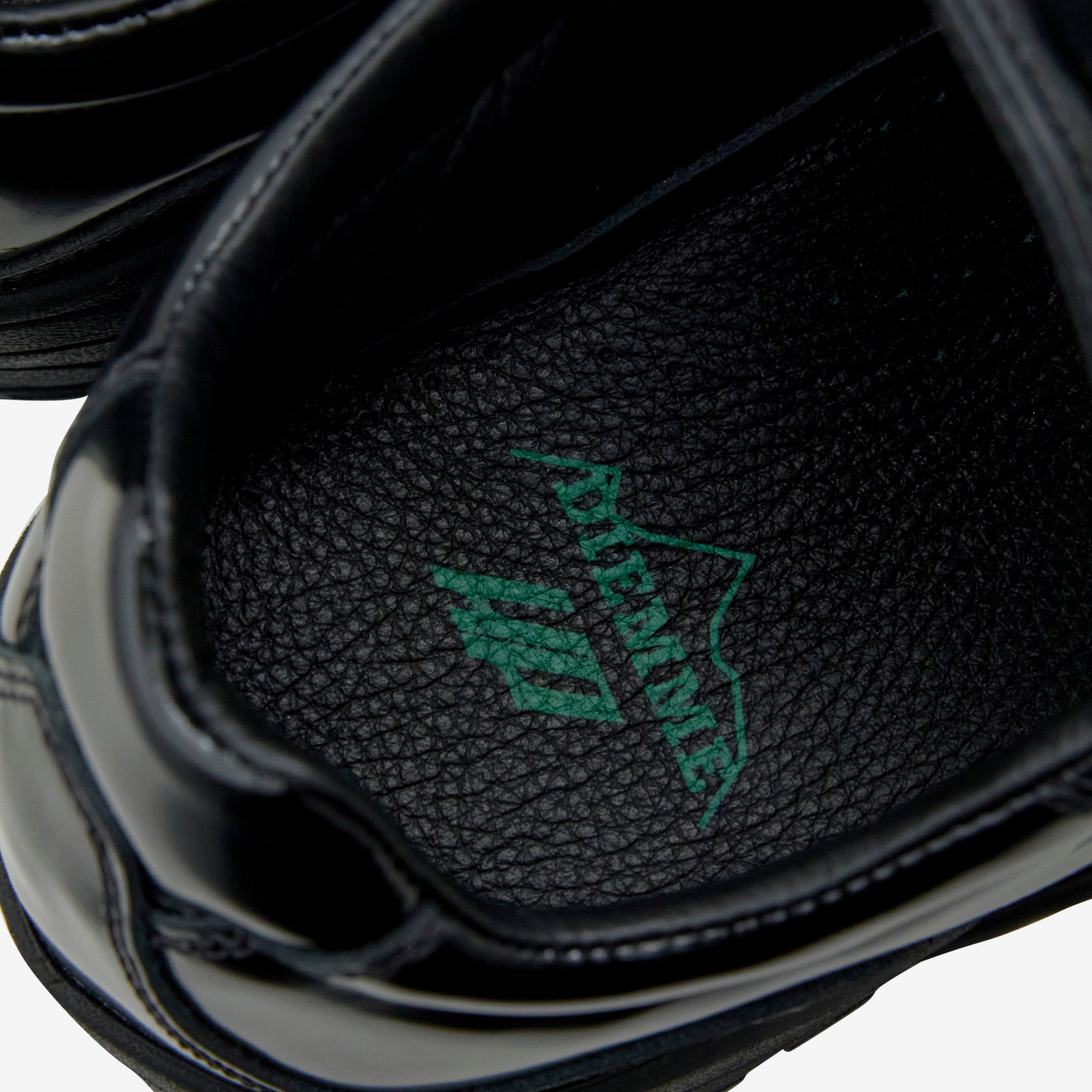 Diemme x Movida Calcio Black Patent Leather Sneakers - Men's Fashion Casual Shoes for Urban Streetwear & Night Out