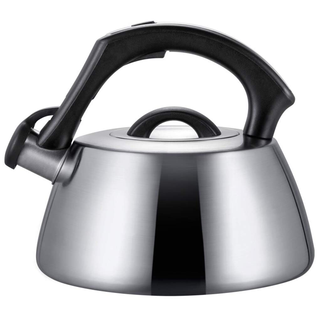 3L Stainless Steel Whistling Tea Kettle - Modern Stovetop & Electric Coffee Pot for Camping, Kitchen & Home Use - Compatible with Gas Stove & Induction Cooker - Easy Clean Design - Perfect for Outdoor Adventures & Daily Tea/Coffee Brewing