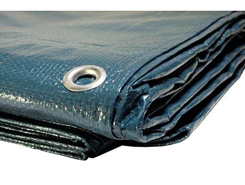 Heavy Duty 8x12m Waterproof Pool Cover Tarpaulin - 150g/m² Durable UV Resistant Material for Swimming Pools, Spas & Outdoor Protection