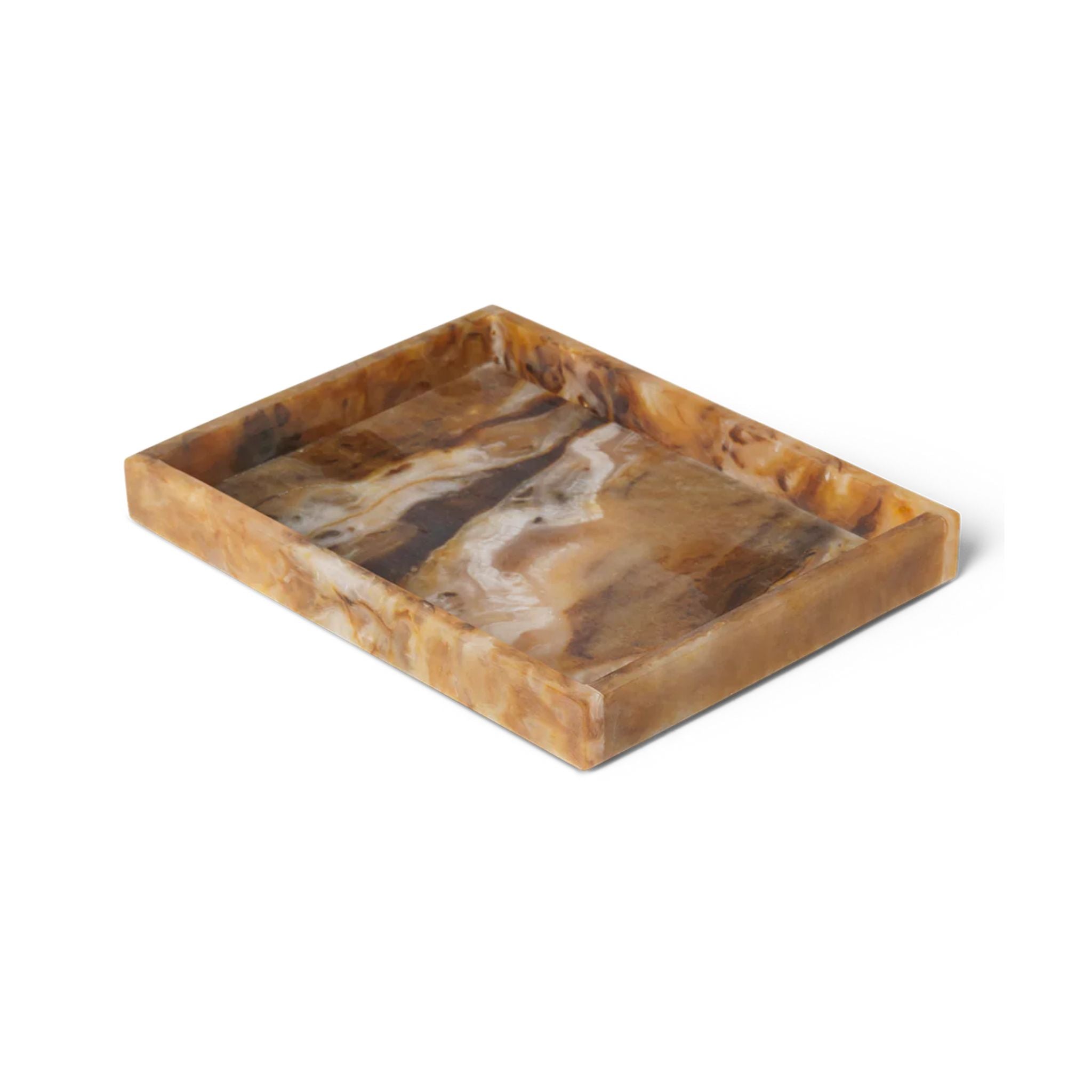 FERM LIVING Mist Tray - 15x20cm Sugar Kelp Design - Minimalist Ceramic Tray for Bathroom Essentials, Jewelry & Vanity Organization - Perfect for Home Decor and Spa Style Storage