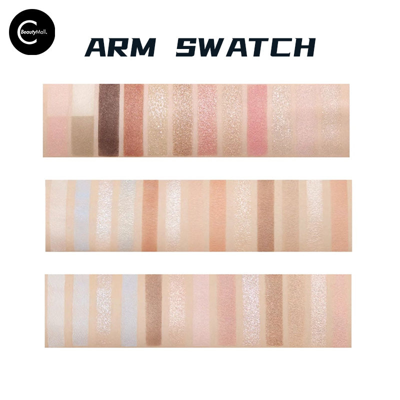 Perfect Diary Cloud Veil Eyeshadow Palette - 12 Highly Pigmented Matte & Shimmer Eyeshadows for Stunning Eye Makeup | Ideal for Everyday Wear, Party & Special Occasions