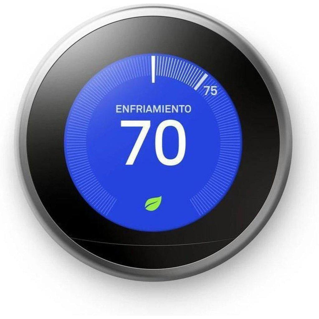 Google Nest Learning Thermostat - Smart WiFi Programmable Thermostat for Home, Energy Saving & Auto-Schedule - Perfect for Smart Homes & Temperature Control