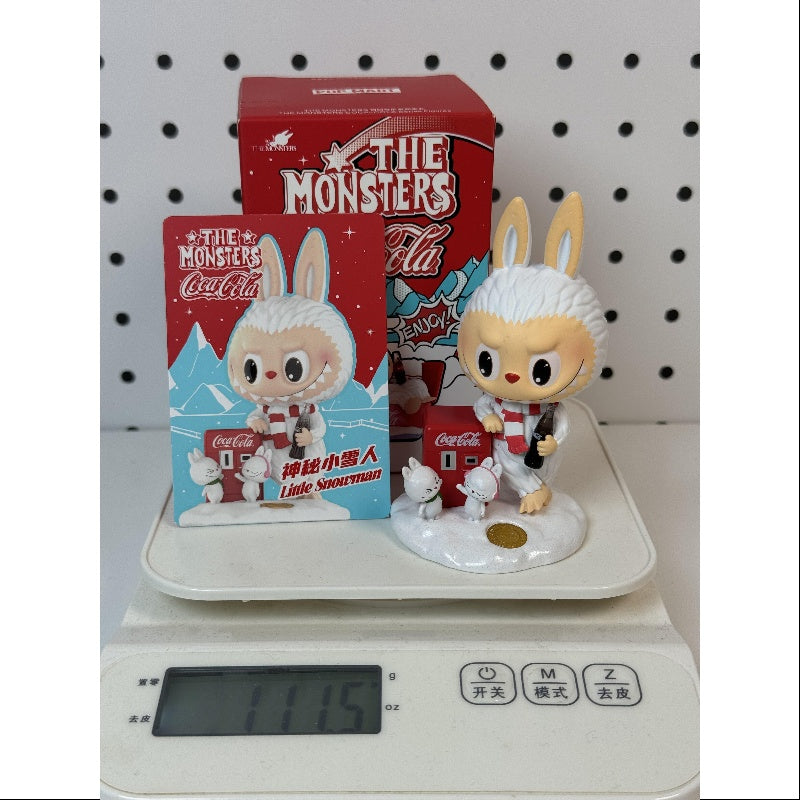 Labubu The Monsters Coca Cola Series Little Snowman Collectible Figure - Cute Vinyl Toy for Display, Gift & Coca Cola Merchandise Collection (Perfect for Christmas Decor, Shelf Display & Pop Culture Fans)
