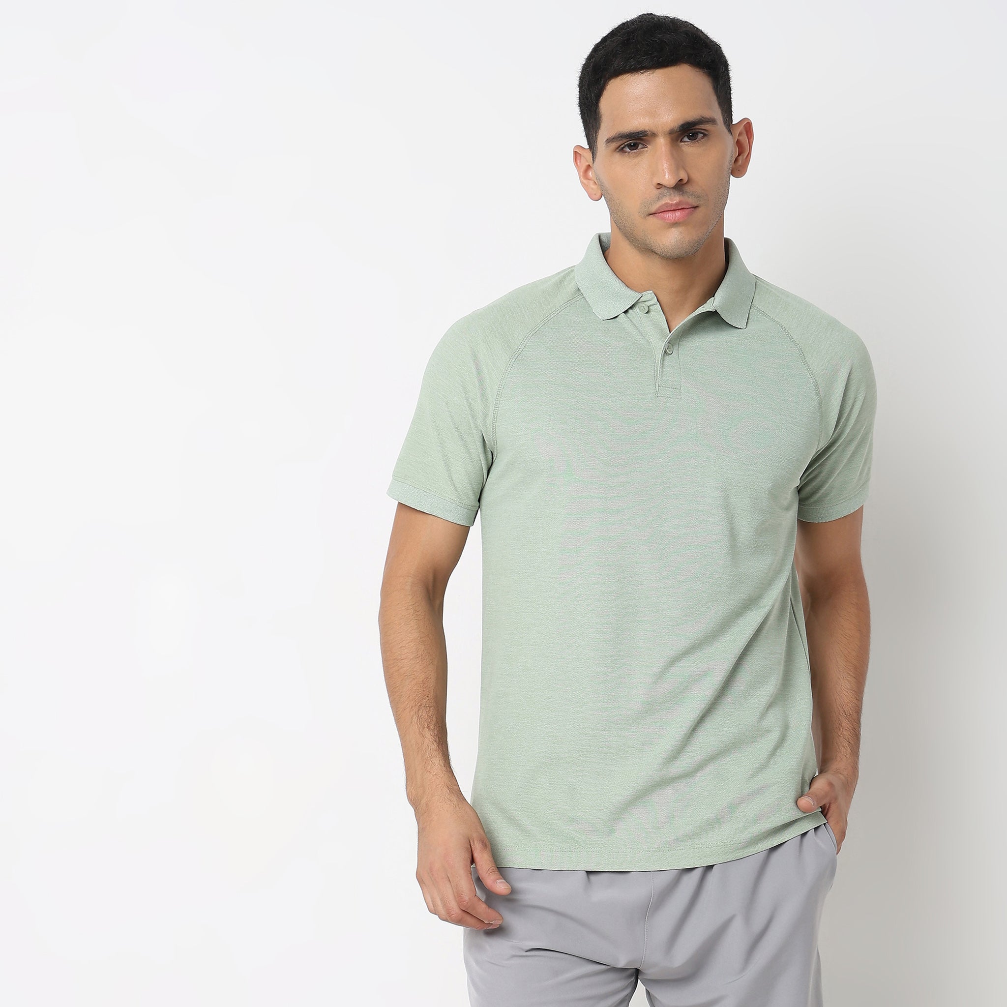 AirDry Pro® Regular Fit Solid Polo Shirt for Men - Moisture Wicking Quick Dry Golf & Casual Wear - Perfect for Sports, Office & Outdoor Activities