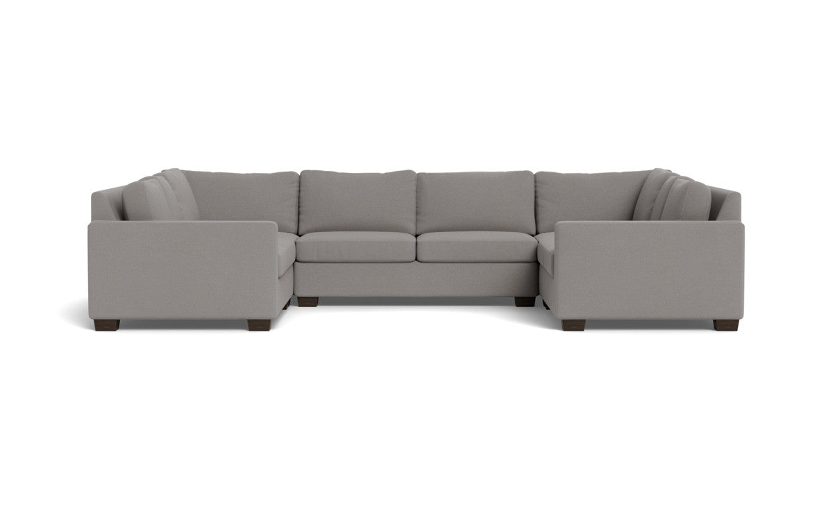 Track 141 Corner Sleeper Sofa U Sectional - Modern L-Shaped Convertible Couch Bed with Storage | Perfect for Small Spaces, Guest Rooms & Apartments