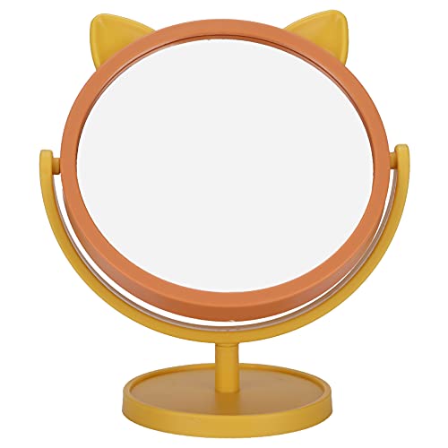 Portable Adjustable Makeup Mirror with Stand - Small Vanity Mirror for Home, Dorm & Travel | Clear HD Reflection, Flexible Angle, Compact Design | Perfect for Makeup Application, Skincare & Hair Styling