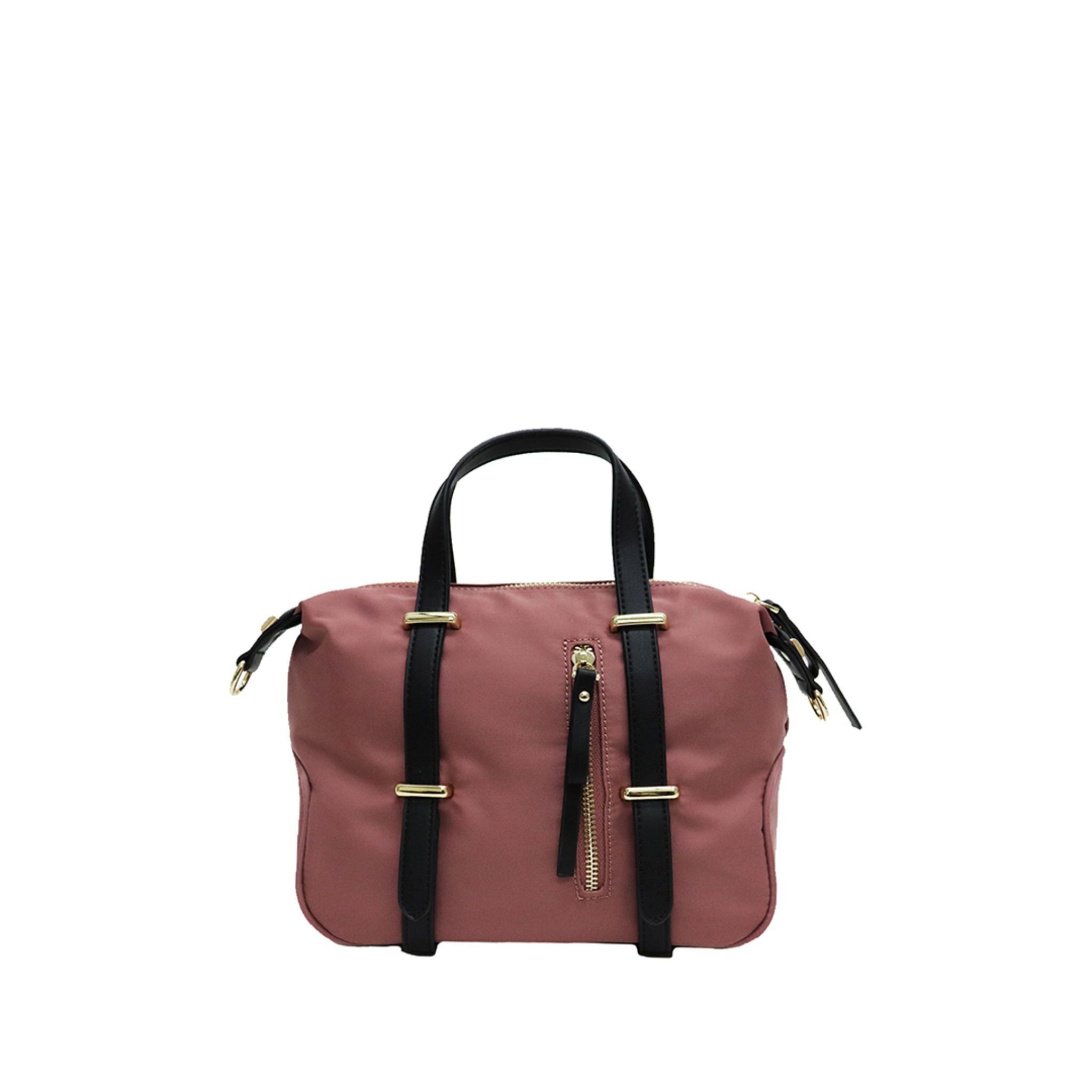 Carlo Rino Women's Shoulder Bag in Blush Pink - Stylish Crossbody Purse for Work, Travel & Everyday Use